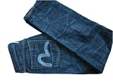Evisu - Stonewashed Mens Slim Jeans NWT $205+ EVISU Genes Sz 32