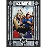 Oakland Raiders Art Glass Frame