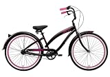 51hP1ZzbAxL. SL160  Nirve Zuma Womens Three Speed Cruiser Bike (26 Inch Wheels, Gloss Black)