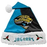 Jacksonville Jaguars Teal-Black Mistletoe Santa Hat