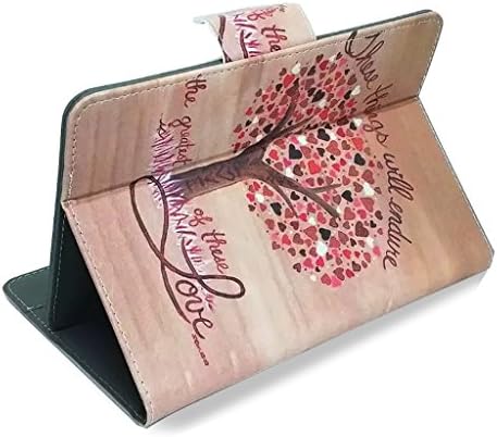 Case Guard® These Things Will Endure...The Greatest of These Love 7" - 8" Universal Tablet Folio Case (Universal Case, Stand, Magnetic Cover Strap)