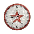 MLB Houston Astros 12-Inch Art Glass Clock