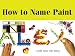 How to Name Paint
