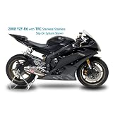 03-05 YAMAHA YZF-R6: YOSHIMURA TRC SLIP-ON EXHAUST - STAINLESS STEEL (LARGE) (SILVER) by Yoshimura