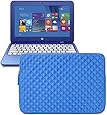 Evecase HP Stream 11 11-d010nr Notebook 11.6 inch Laptop Carrying Sleeve Pouch Case - Blue