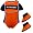 Auburn Tigers Baby Nike Onesie, Bib, and Booties3-6 mos