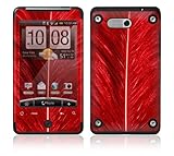 Red Feather Protective Skin Cover Decal Sticker for HTC Aria Cell Phone