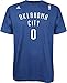 Oklahoma City Thunder Russell Westbrook #0 NBA Mens Tee, Blue