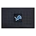 FANMATS 11442 Detroit Lions Heavy Duty Vinyl Medallion Outdoor Door Mat - 19.5in. x 31in.