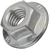 Jergens 19827 Spinner-Grip Flange Lock Nut, Zinc Plated, M6 x 1 (Pack of 25)