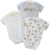 Little Lion 3-Piece Organic Cotton Bodysuit Set by Organically Grown