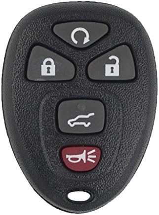 Replacement Keyless Entry Remote Control Key Fob Cover Case for Buick Chevrolet Suburban GMC Acadia Yukon XL 1500 2500 Saturn Outlook OUC60270