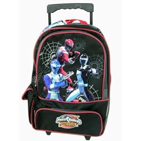 Disney Power Rangers Luggage Backpack - Operation Overdrive rolling backpack with wheels by Disney