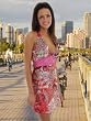 Sale Trendy Junior Halter Dress V Neck Unique Summer Print Silk Blend Jr Size Large