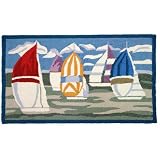 Homefires Accents Spinnakkers Indoor Rug, 22-Inch by 34-Inch
