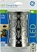 GE Coverlite LED Plug-in, Dusk-to-Dawn Sensor, Auto On/Off, Decorative Night Light, Energy-Efficient, Ideal for Hallways, Kitchens, Bathrooms, Bedrooms, Offices, Brushed Nickel, 11544