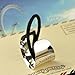 Womdee(TM) T-show Stage Style Women Circle Cuff Elastic Ponytail Holders Hair Tie With Womdee Accessory