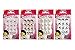 Vivace 4PACK Artificial Preglued Junior Sticker Nails (Pretty Nails)