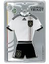 Mini Kit Fussball Trikot f&uuml;rs Auto mit Sauger, Deutschland-Design, 20x28,8x1 cm