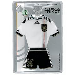 Mini Kit Fussball Trikot f�rs Auto mit Sauger, Deutschland-Design, 20x28,8x1 cm