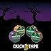 Duck Brand 282293 Printed Duct Tape, Ghoul and the Gang, 1.88 Inches x 10 Yards, Single Roll