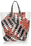<strong>MARNI</strong> マルニ プリント バッグ PVC レッドXブラックXホワイト 並行輸入品