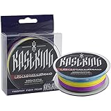 KastKing SuperPower Multicolor Braided Fishing Line 500M(547 Yard) / 1000M(1100 Yard) Depth Hunter