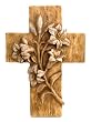 Flower Cross Wall Decor