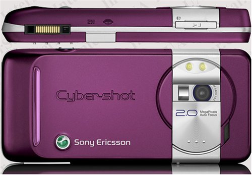 Sony Ericsson Sim Free Plum K550i Cyber Shot Mobile Phone -- Bluetooth -- 2.0 Mega Pixel Video Camera --Music Player -- FM Radio