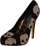 Iron Fist Women's Gold Star Pointed Toe Platform Pump