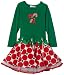 Rare Editions Girls 2-6x Candy Cane Skater Dress
