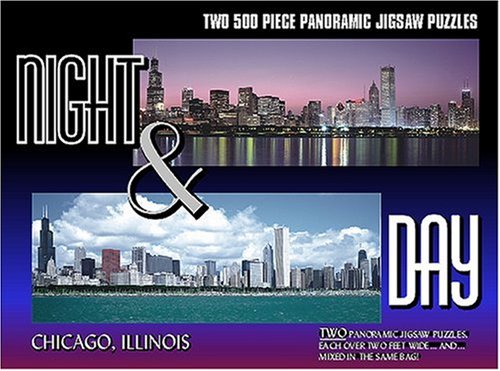 Night & Day City Puzzle - Chicago