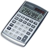 Review CITIZEN  / Citizen Calculator Handheld Currency Tax Mark-up Solar and Battery Power Display 12 Digit Ref CPC112
