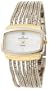 AK Anne Klein Women's 108401MPTT Diamond Accented Two-Tone Chain Bracelet Watch