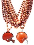NFL Cleveland Browns Team Medallion, Mini-Helmet and Mardi-Gras Bead Set