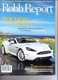 Robb Report. Touring With Force- Aston Martins Virage Volante. Oct 2011.