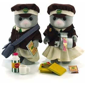 Sylvanian Families Bus Driver And Conductor