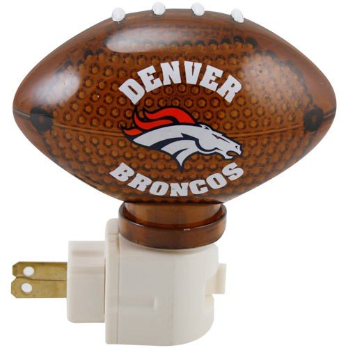 Denver Broncos Acrylic Football Night Light