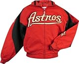 Houston Astros MLB Hooded Pop Over Jacket, Size= Large