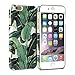 GMYLE iPhone 6 Case, iPhone 6s Case, Snap Cover Glossy for iPhone 6 / 6S (4.7 Display) – Tropical Banana Leaves Pattern Slim Hard Back Case