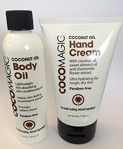 Kit Cocomagic Body Oil &amp; Hand Cream Aceite Coco Dry Skin Piel Seca Crema Cuerpo