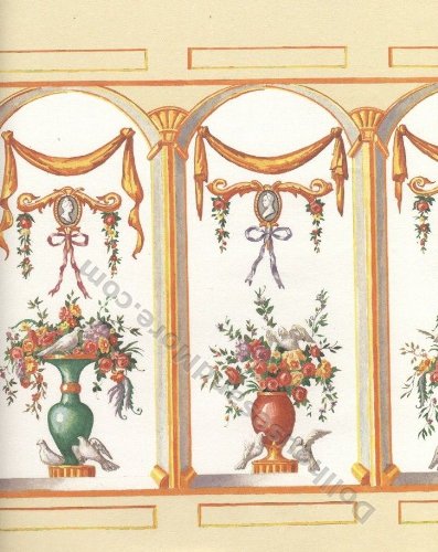 doll house wallpaper. Miniature Dollhouse Natasha