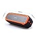 Rocktech Waterproof Outdoor Speakers, Wireless Bluetooth Speaker 4.0 with 2 X 5 W Drivers, Built-in MIC / AUX Input / Outdoor LED Flashlight for iPhone Samsung and Other Smart-phone, 8 Hours Playtime