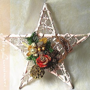 クリスマス★リース（ピンクスター）