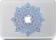 iCasso Leaves Removable Vinyl Decal Sticker Skin for Apple Macbook Pro Air Mac 13" inch / Unibody 13 Inch Laptop (Blue)