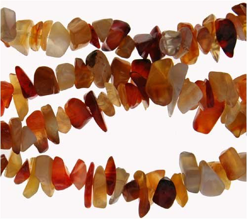 Click here to buy 36 inch Endless Chip Necklace (approx. 8mm) - Red Agate by TotlecTraders.com.