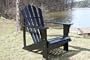 Black Painted Cedar Adirondack Chair