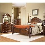 Aubrey Canopy Bedroom Set - 4 pc.