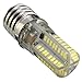 KINGSO E17 4W Pure White 64 3014 SMD Appliance Silicone Crystal LED Lights Bulb Lamp, Low Power Consumption, 110-120v, Pack of 2 Units Pure White