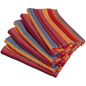 Buy DII Fiesta Del Sol Stripe Napkin, Set of 6 by DII now!